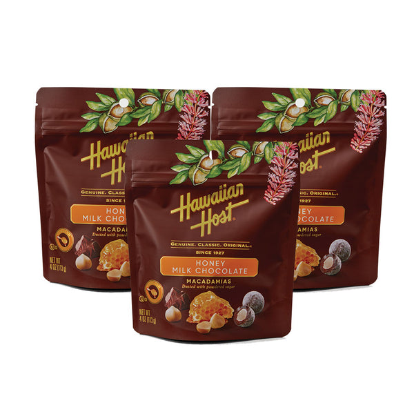 パラダイスコレクション マカダミアナッツチョコレート ハワイアンハニー3袋セット